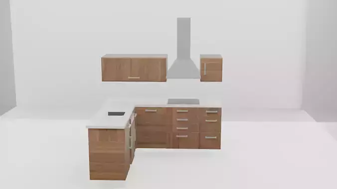 Corner Kitchen Unit - Functional and Modern Design