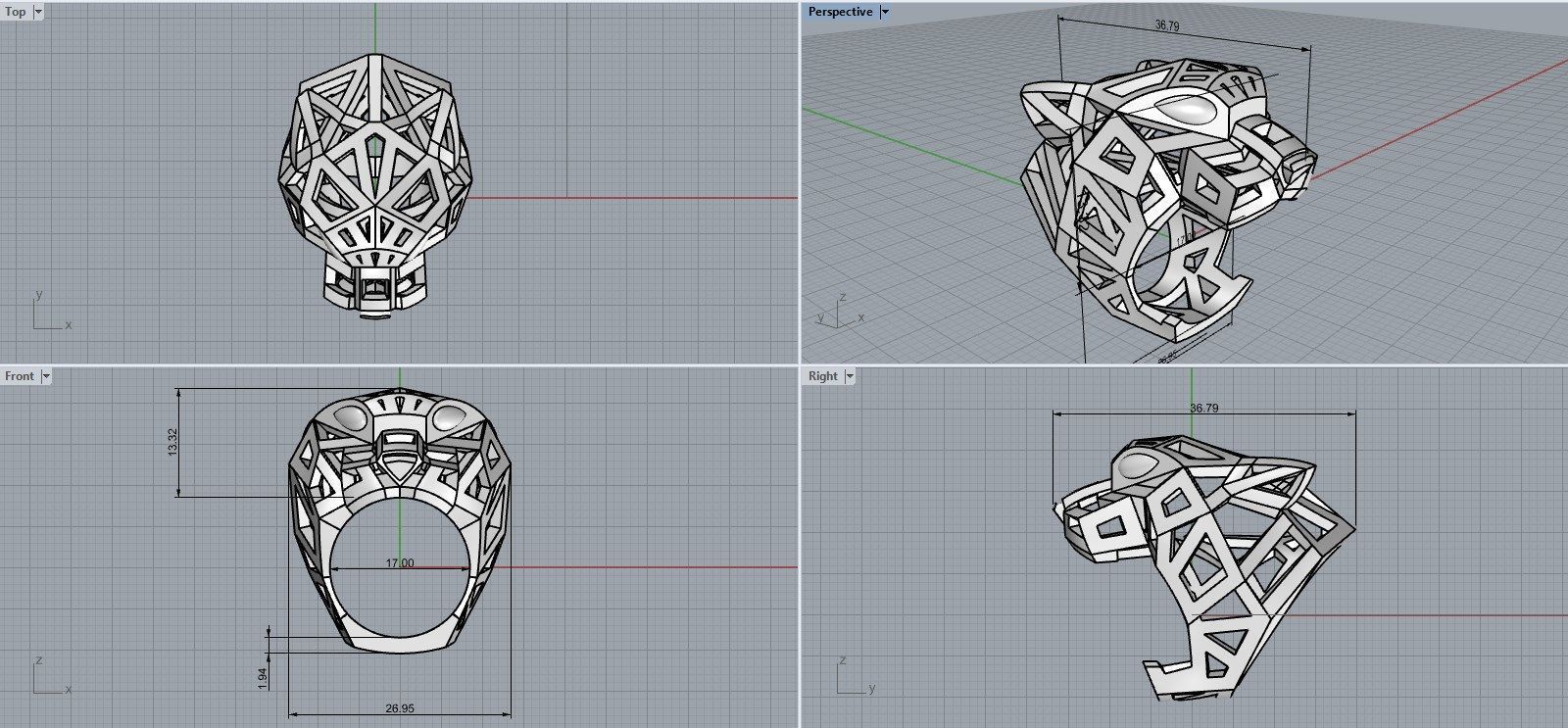 PANTHERE DE CARTIER 3D print model_6