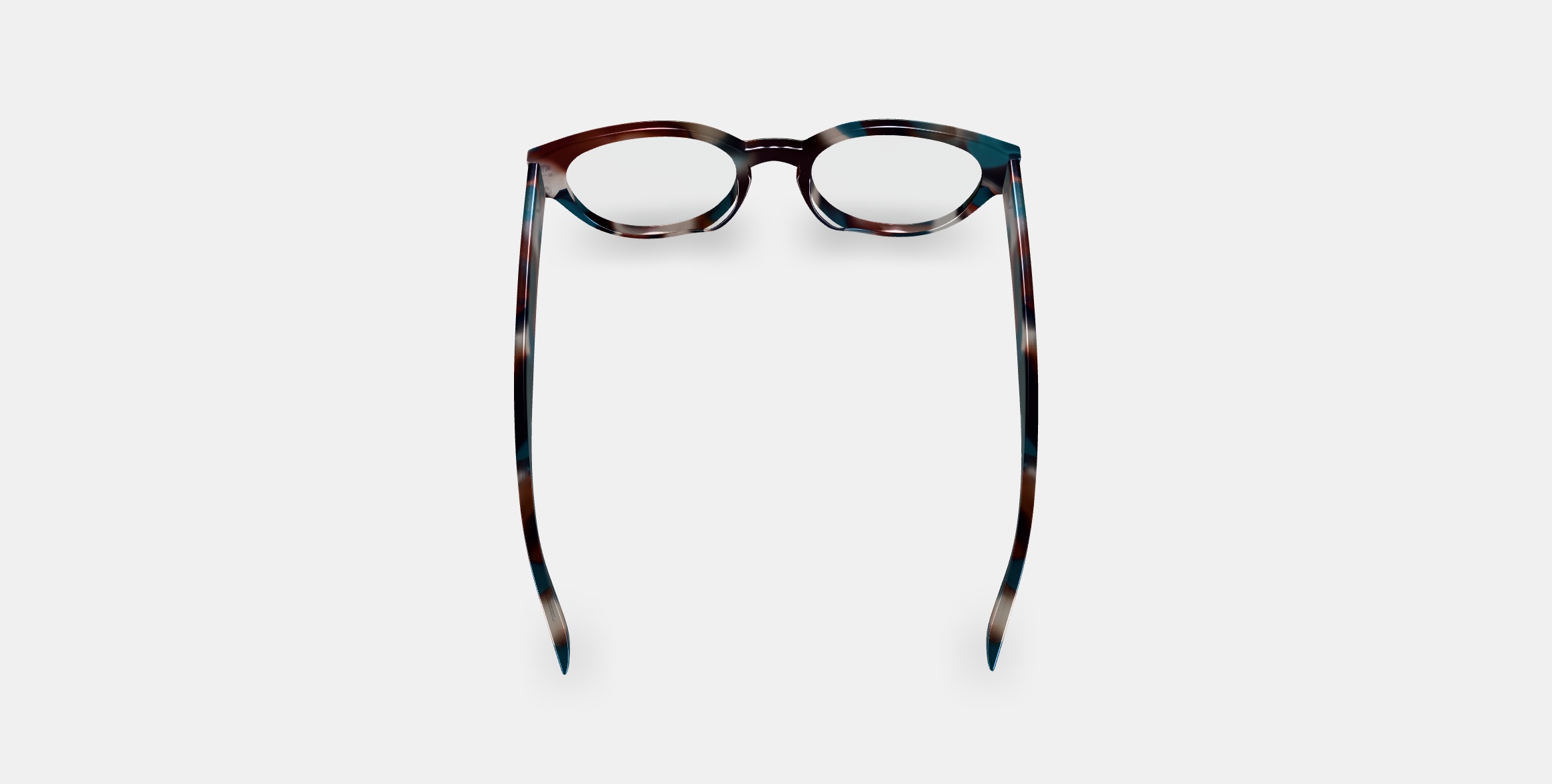 Imogen Eyeglasses in Lilypad Tortoise Low-poly 3D model_2