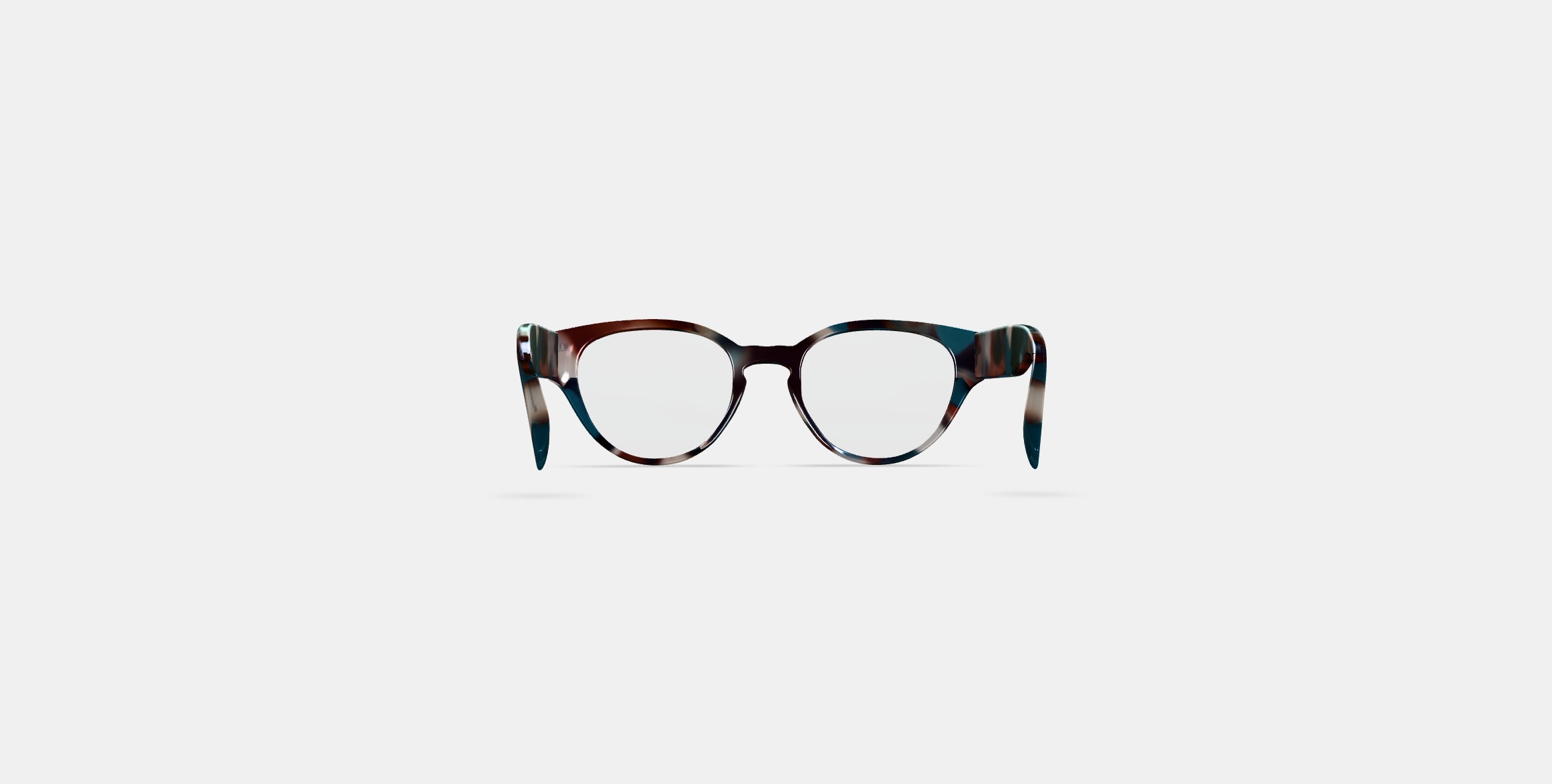 Imogen Eyeglasses in Lilypad Tortoise Low-poly 3D model_14