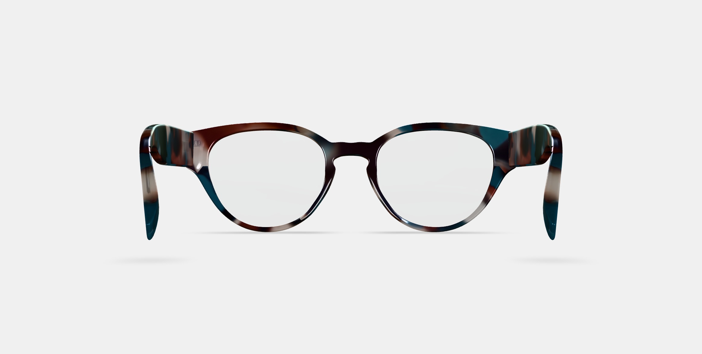 Imogen Eyeglasses in Lilypad Tortoise Low-poly 3D model_15