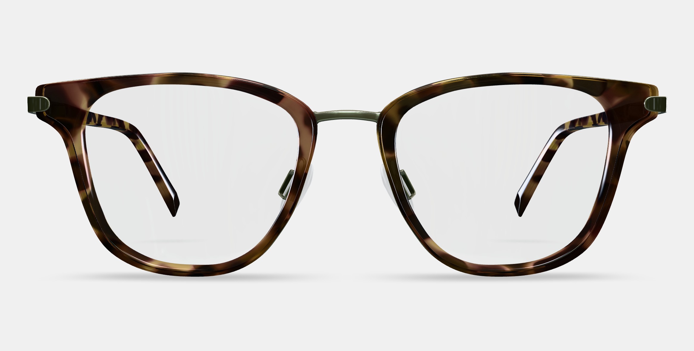 Morley Eyeglasses in Brioche Tortoise with Riesling Low-poly 3D model_11