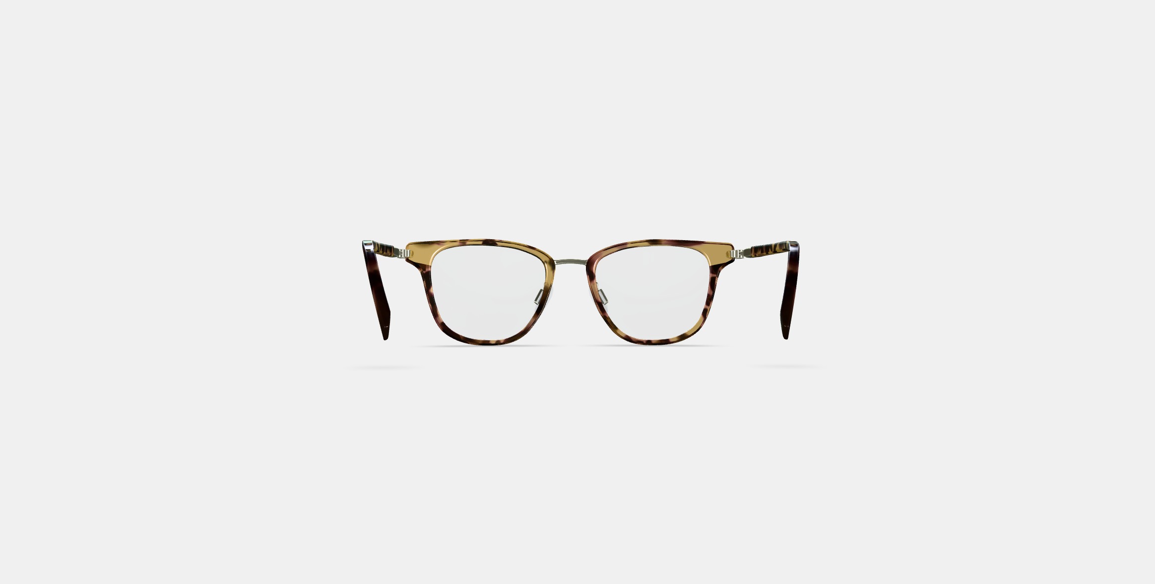 Morley Eyeglasses in Brioche Tortoise with Riesling Low-poly 3D model_14