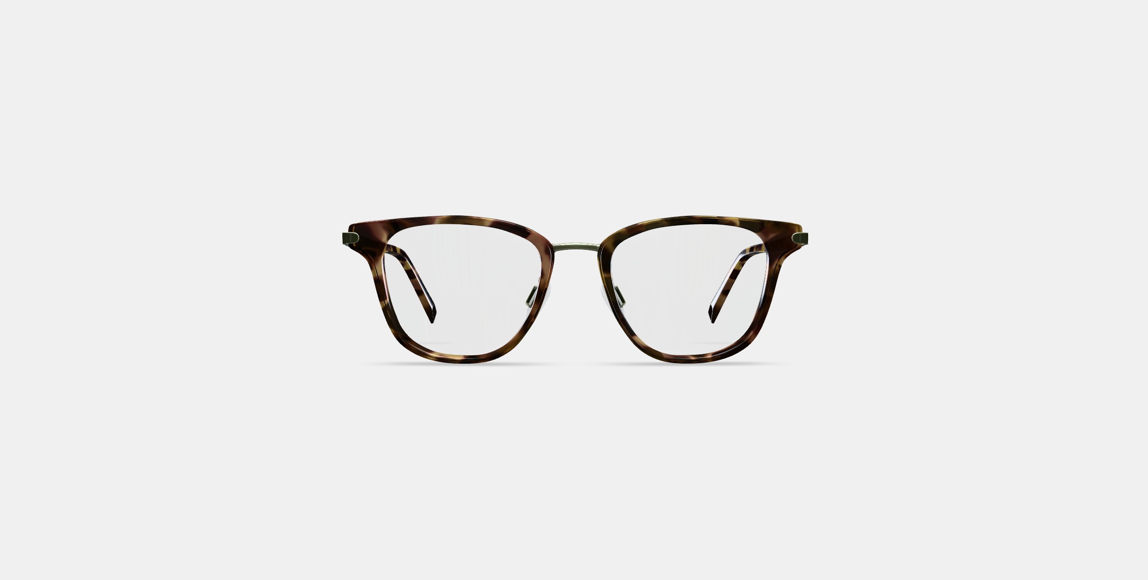 Morley Eyeglasses in Brioche Tortoise with Riesling Low-poly 3D model_10