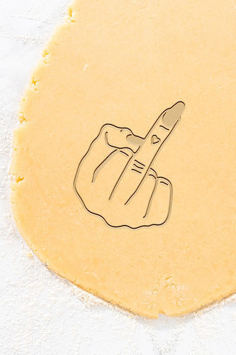 F Cookie Cutter - Biscuit Cutter 3D print model