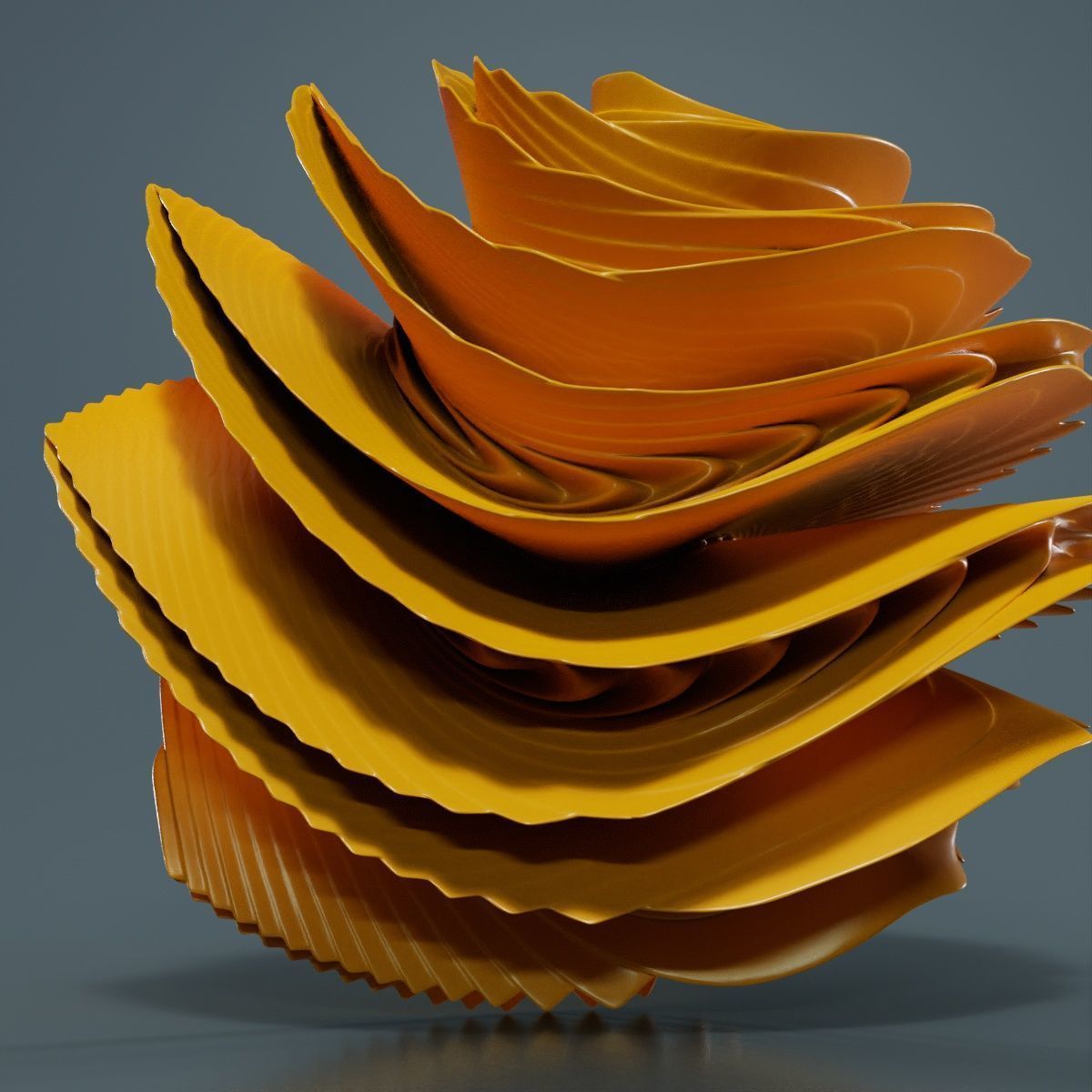 Digital Flower 6 3D model_13