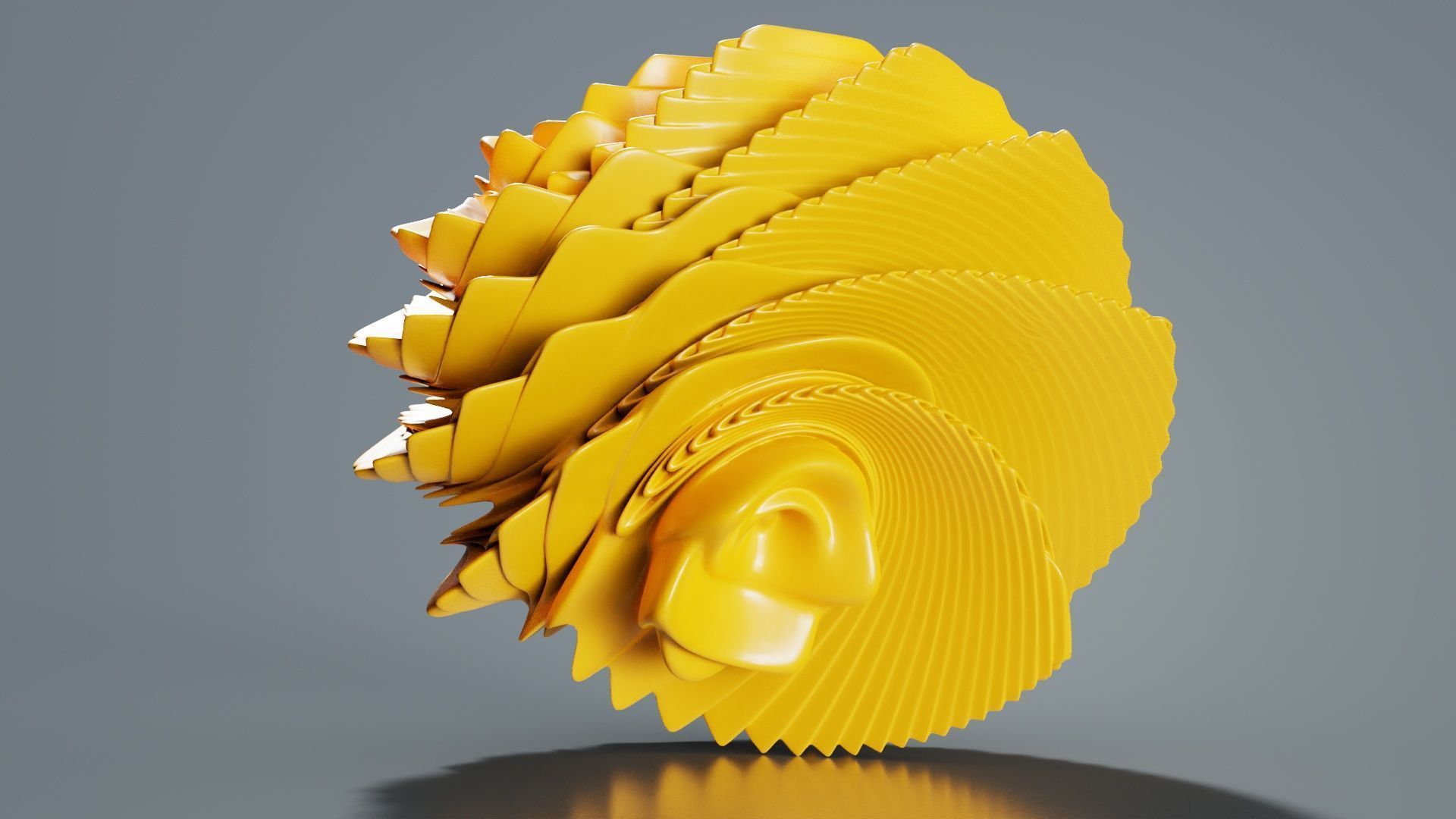 Digital Flower 6 3D model_1