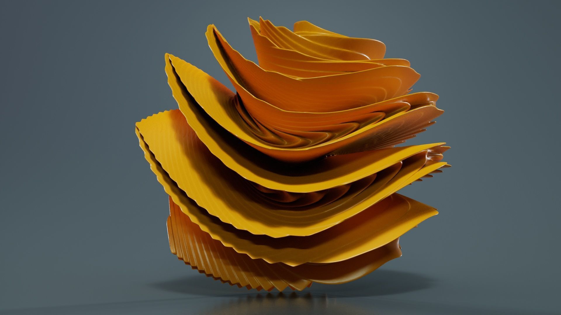 Digital Flower 6 3D model_8