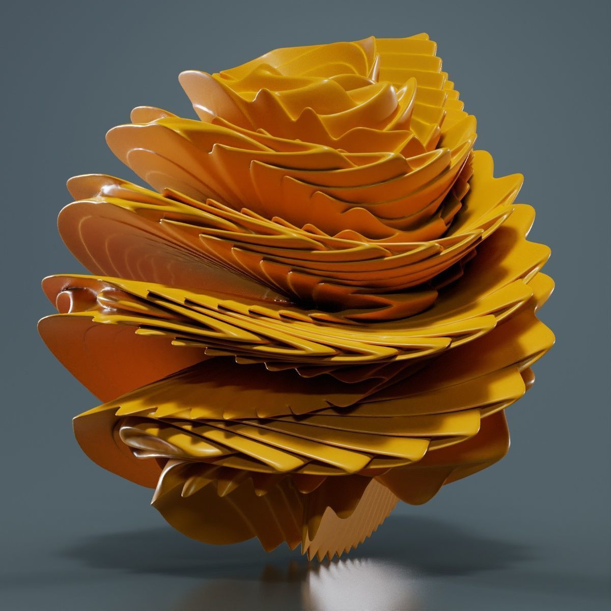 Digital Flower 6 3D model_10