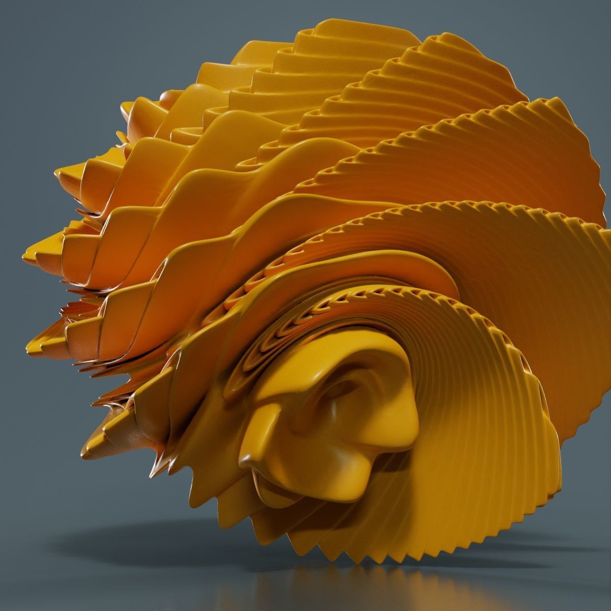 Digital Flower 6 3D model_16