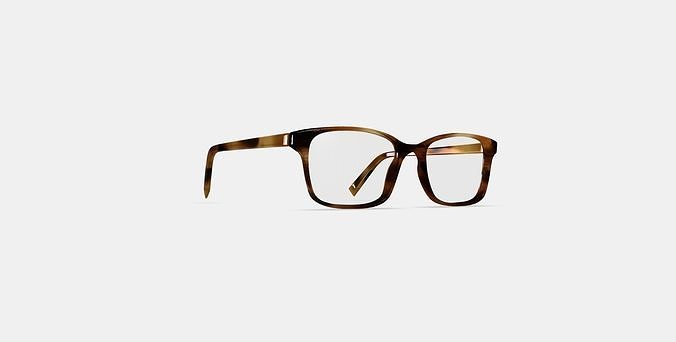 Brady Eyeglasses in Sugar Maple Low-poly 3D model
