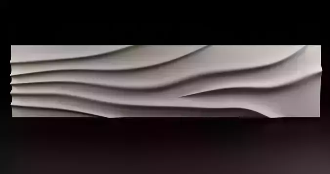 Elegant Front Panel Bas-Relief 3D Mesh for TV Stands