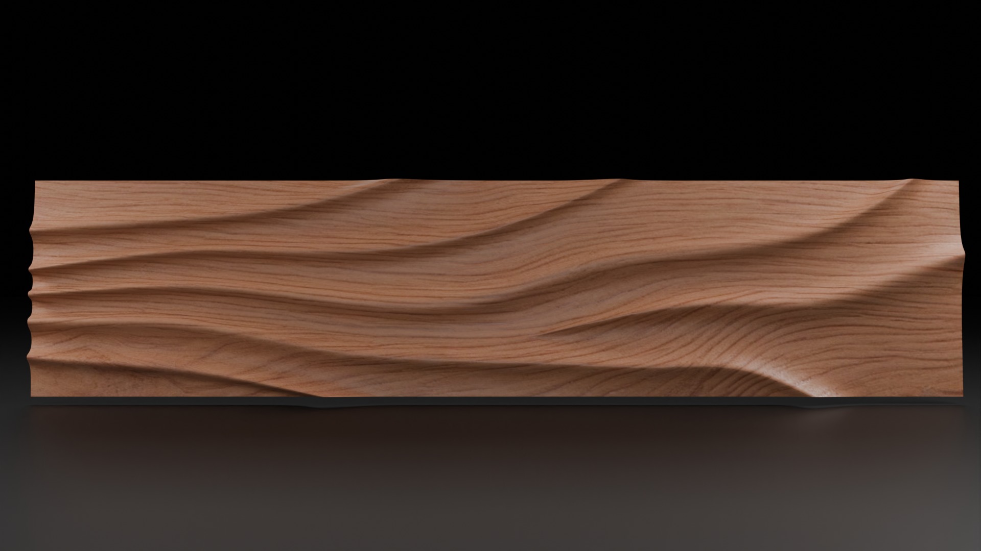 Elegant Front Panel Bas-Relief 3D Mesh for TV Stands 3D print model_6