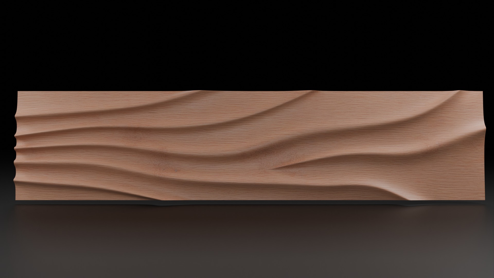 Elegant Front Panel Bas-Relief 3D Mesh for TV Stands 3D print model_7