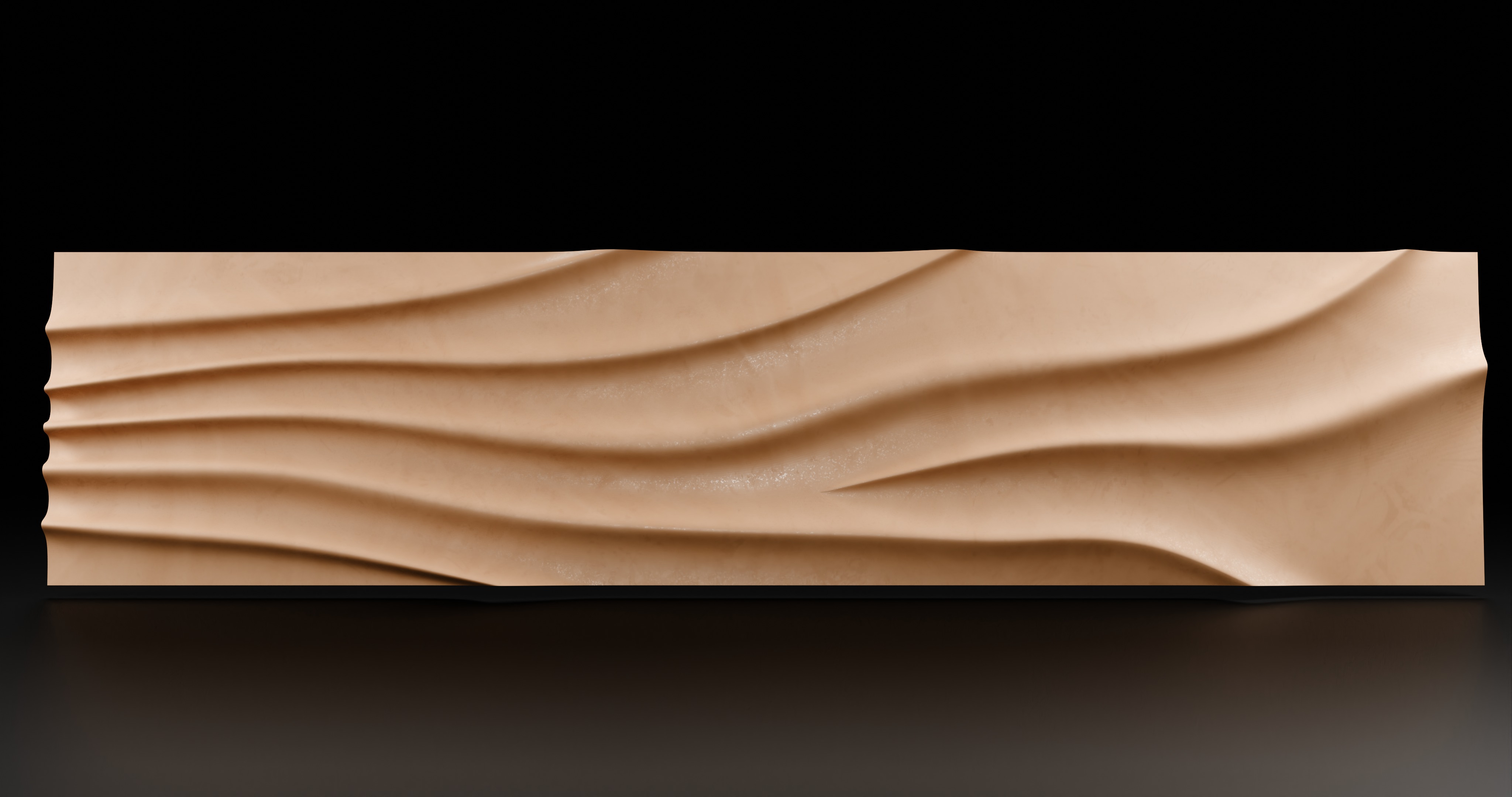 Elegant Front Panel Bas-Relief 3D Mesh for TV Stands 3D print model_8