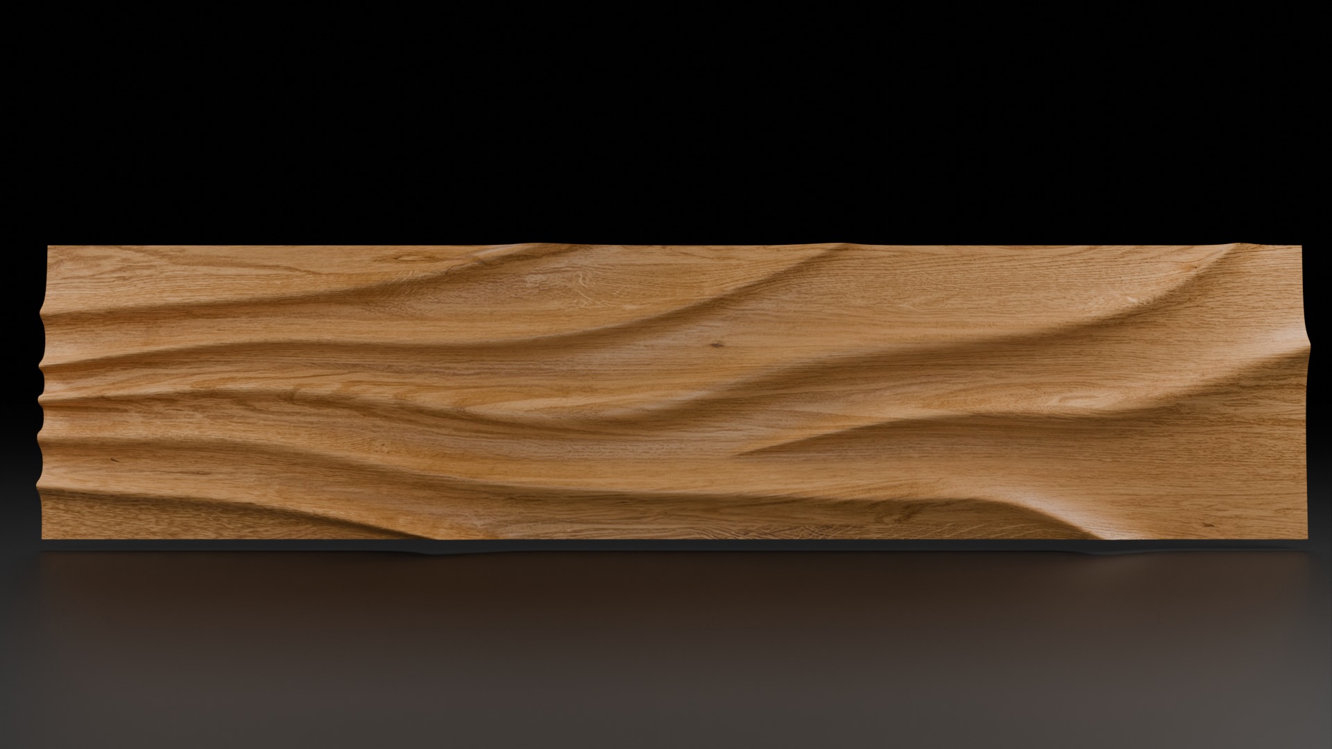 Elegant Front Panel Bas-Relief 3D Mesh for TV Stands 3D print model_5