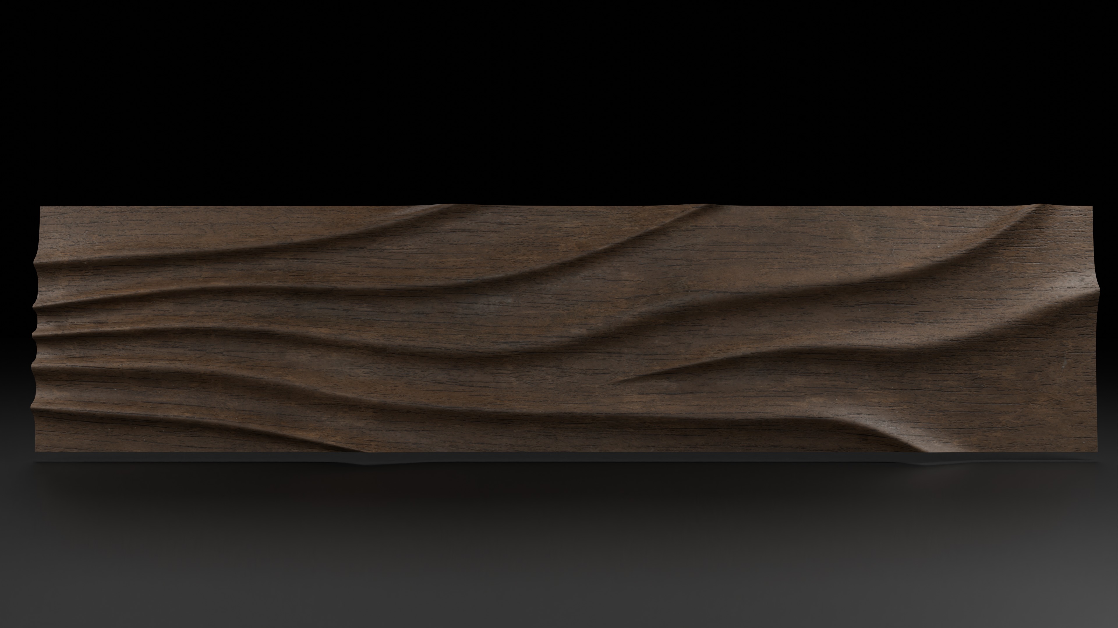 Elegant Front Panel Bas-Relief 3D Mesh for TV Stands 3D print model_4