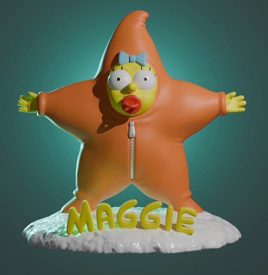 MAGGIE - THE SIMPSONS 3D print model_5