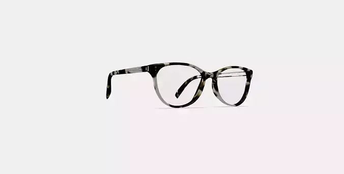 Nadia Eyeglasses in Opal Tortoise
