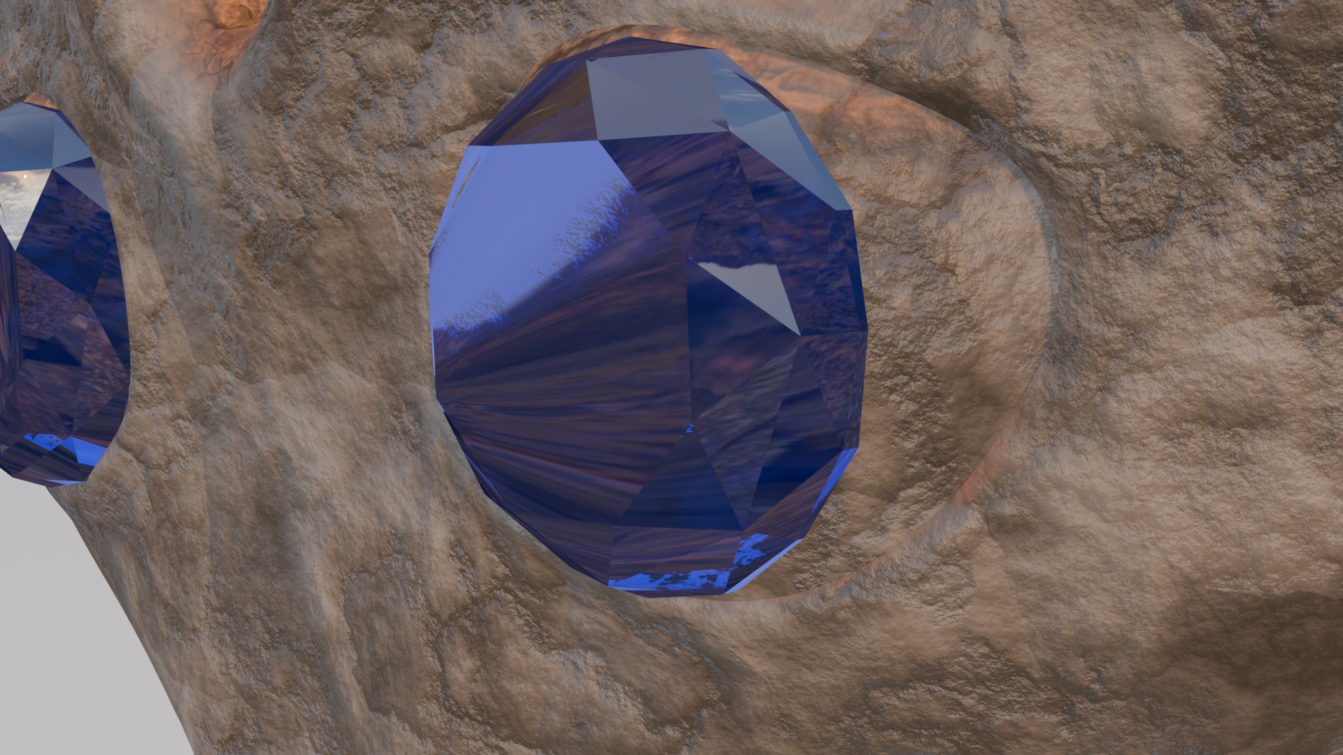 Ancient monkey treasure Low-poly 3D model_2