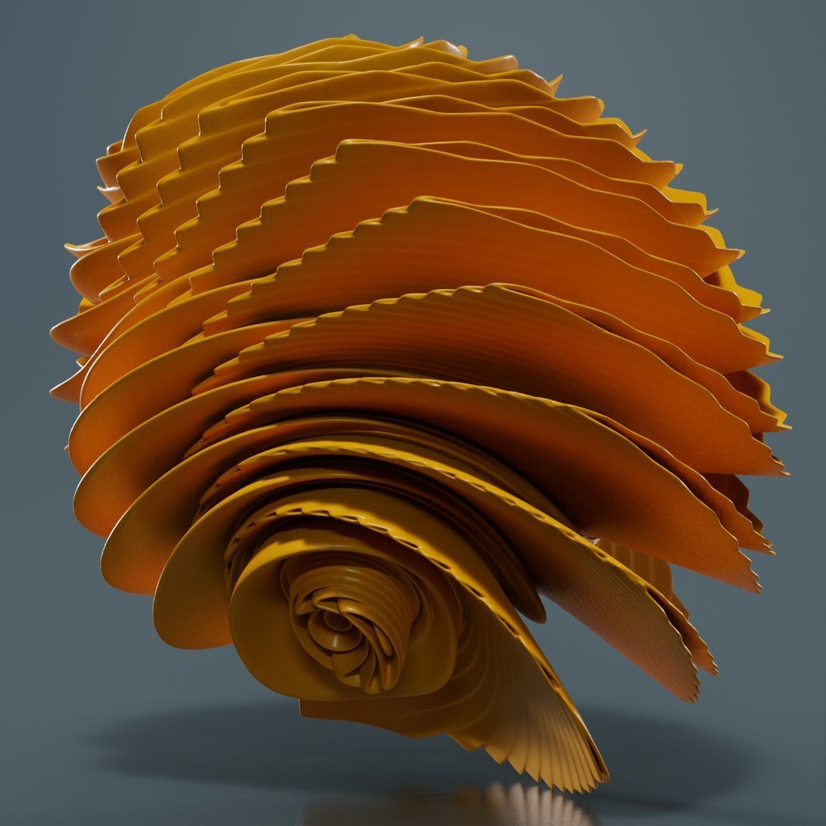 Digital Flower 7 3D model_9