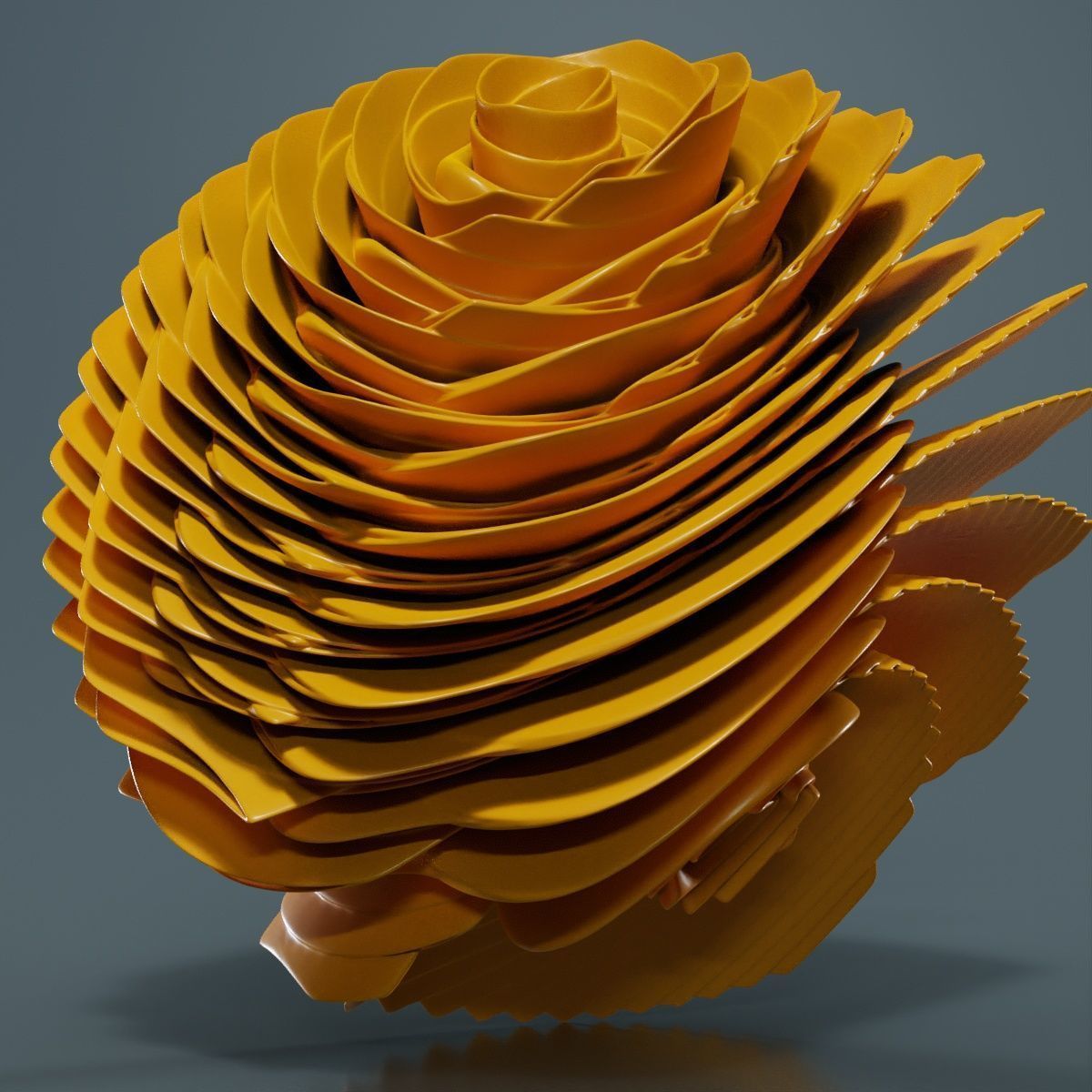 Digital Flower 7 3D model_11