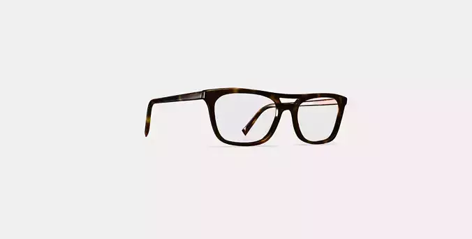 Benicio Eyeglasses in Ristretto Tortoise