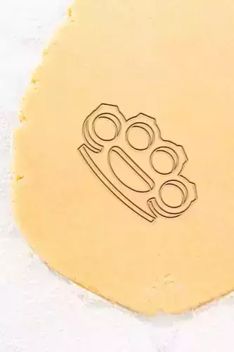 Knuckleduster Cookie Cutter - Biscuit Cutter
