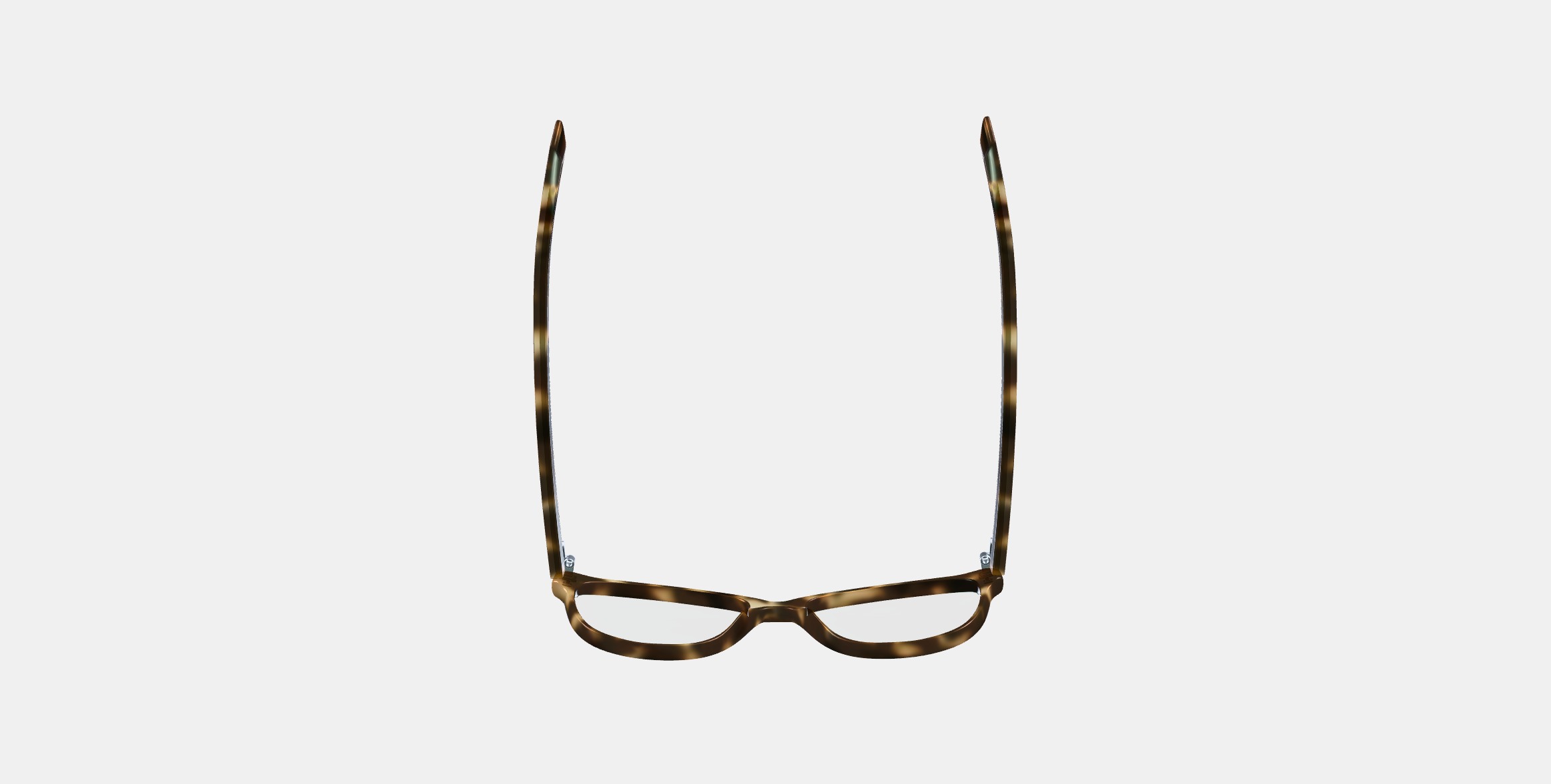 Daisy Eyeglasses in Oak Barrel Low-poly 3D model_7