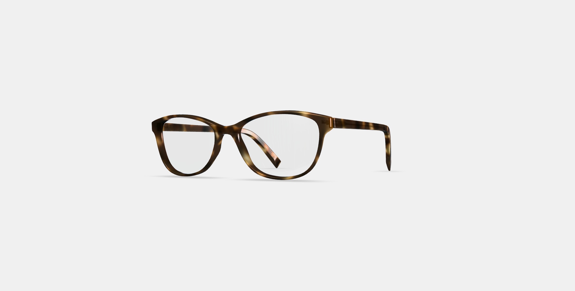 Daisy Eyeglasses in Oak Barrel Low-poly 3D model_10
