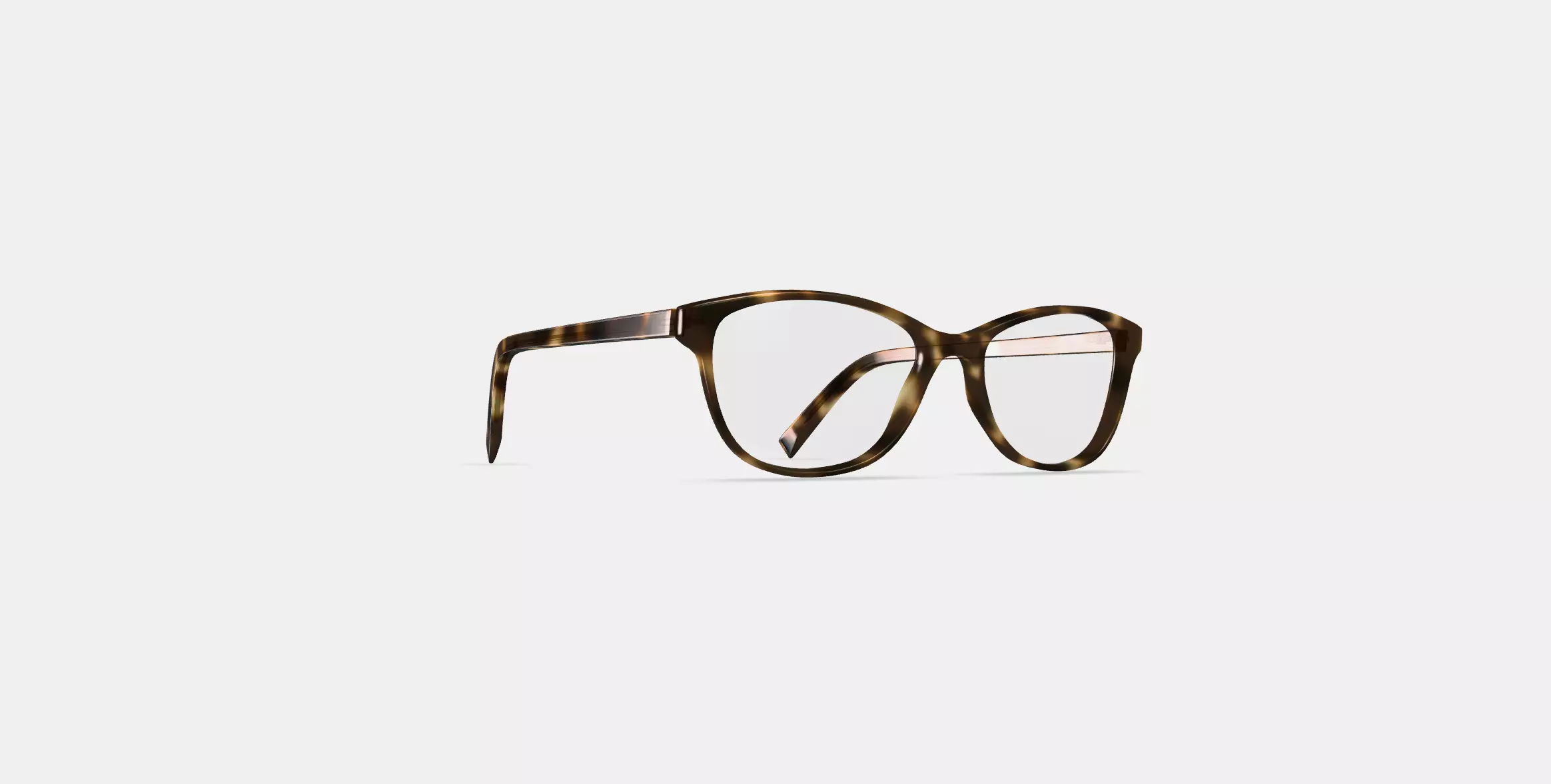 Daisy Eyeglasses in Oak Barrel Low-poly 3D model_0
