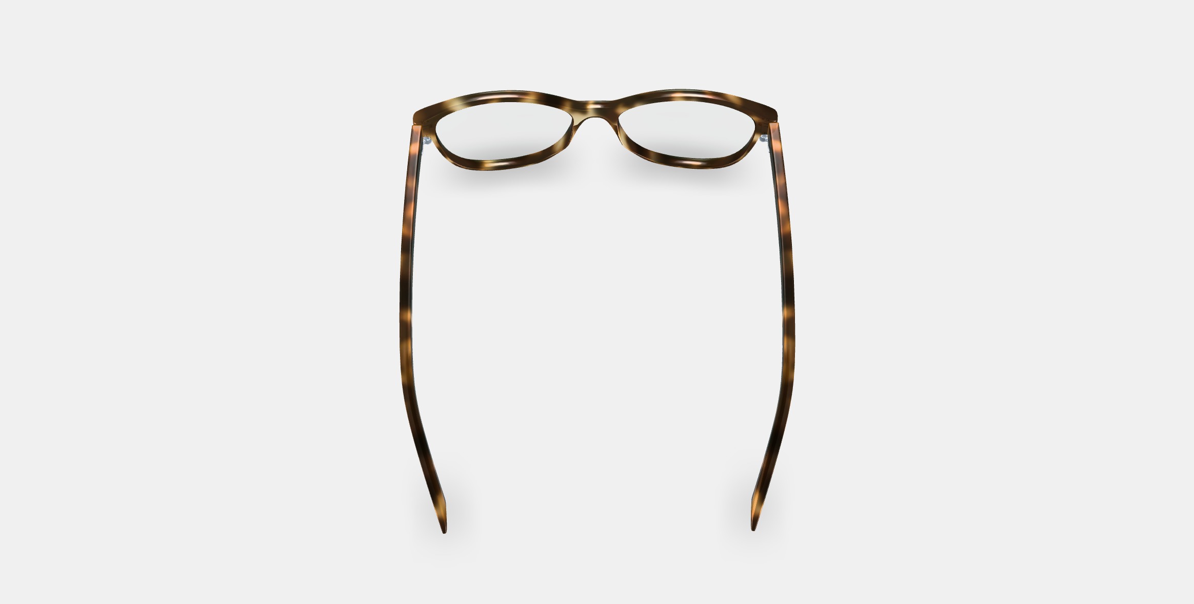 Daisy Eyeglasses in Oak Barrel Low-poly 3D model_2