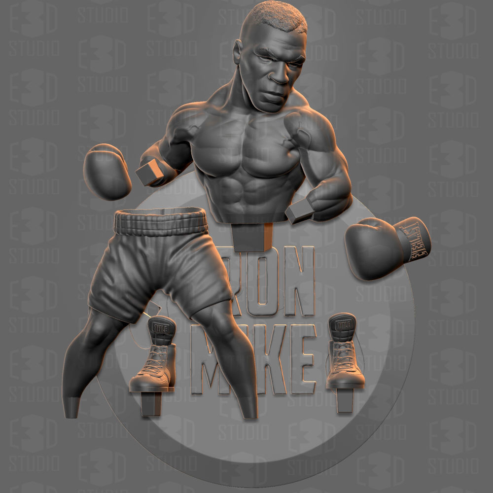 MIKE TYSON 3D print model_5