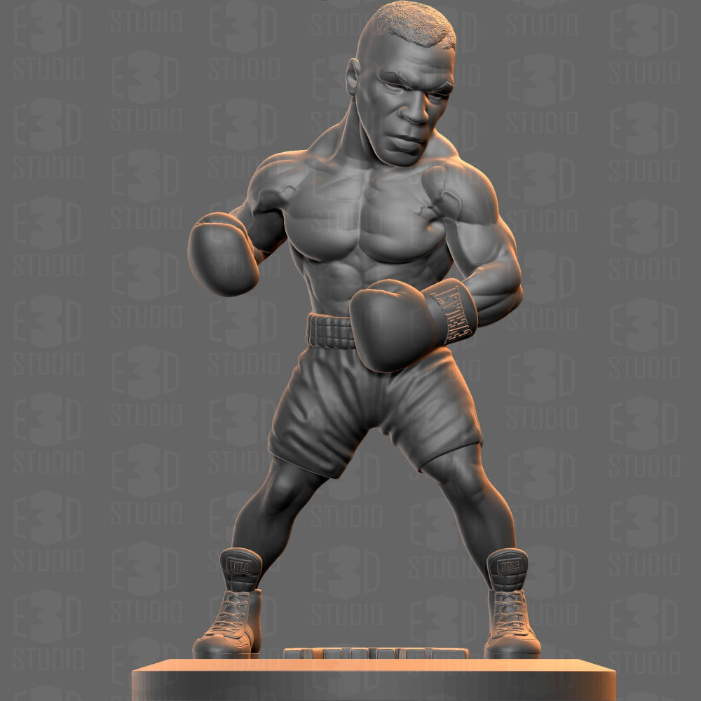 MIKE TYSON 3D print model_1