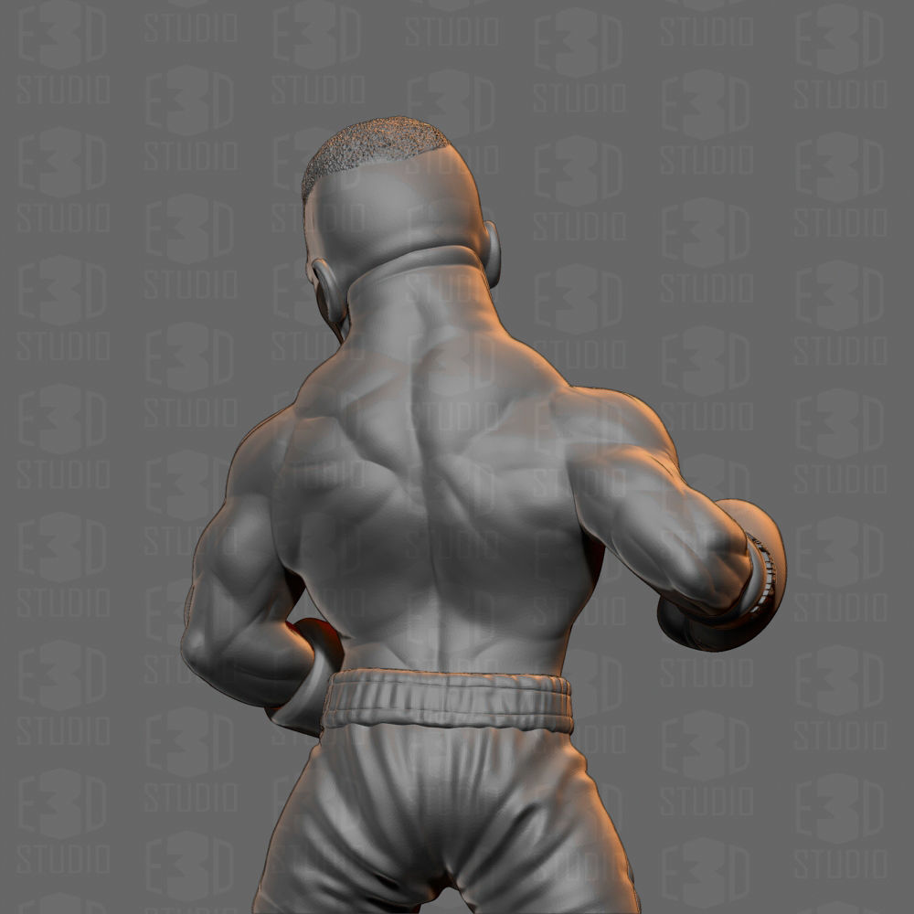 MIKE TYSON 3D print model_3