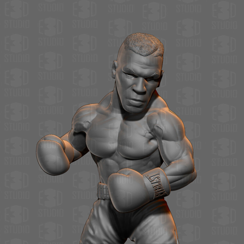 MIKE TYSON 3D print model_2