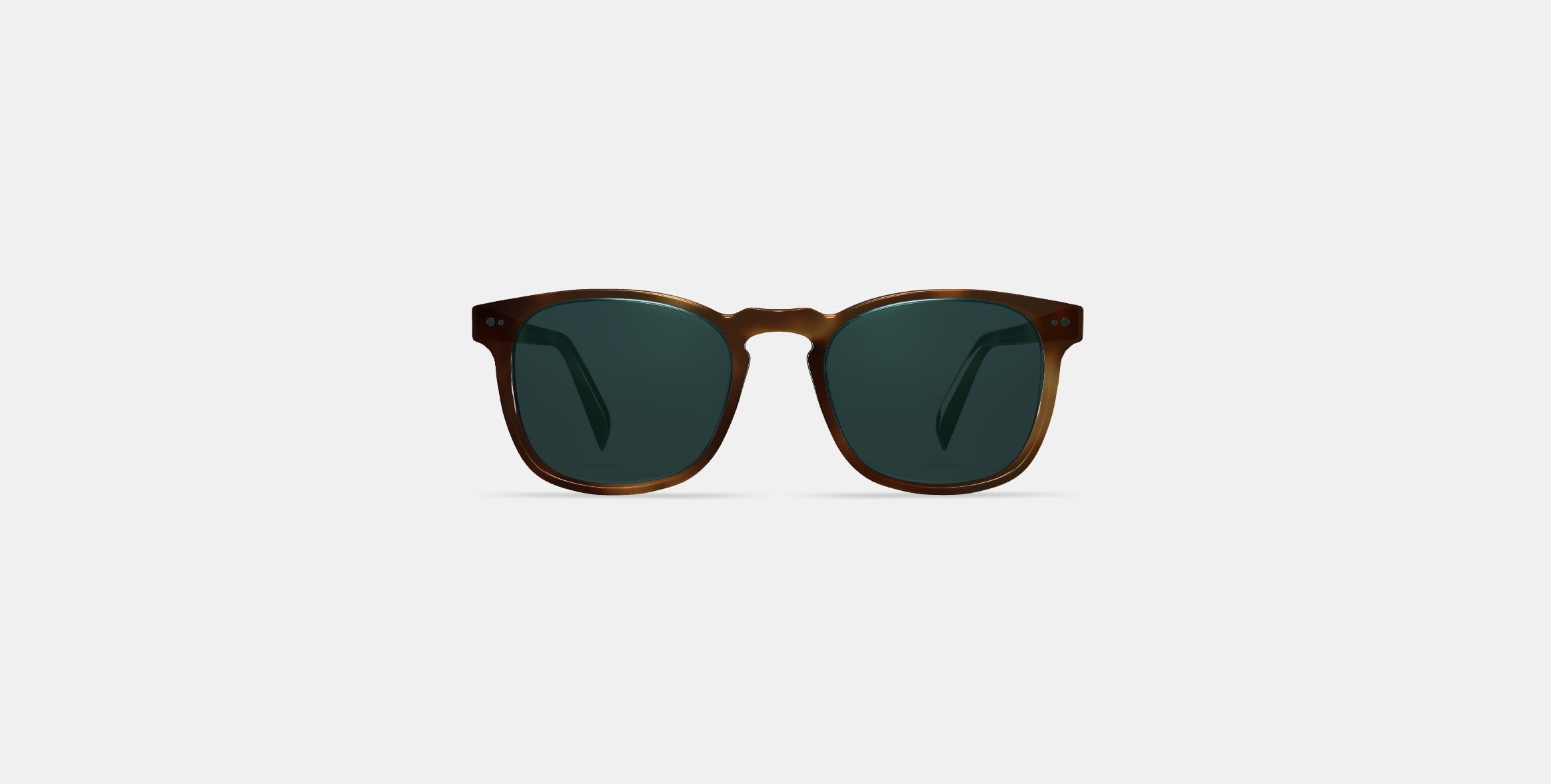 Elio Sunglasses in Black Walnut Low-poly 3D model_10
