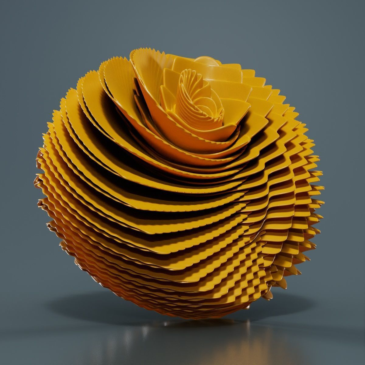 Digital Flower 9 3D model_10