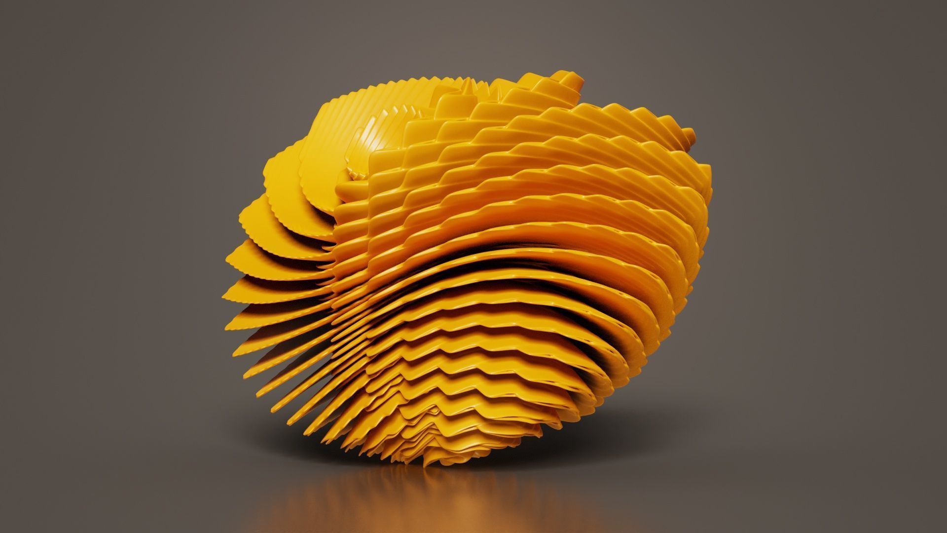 Digital Flower 9 3D model_2