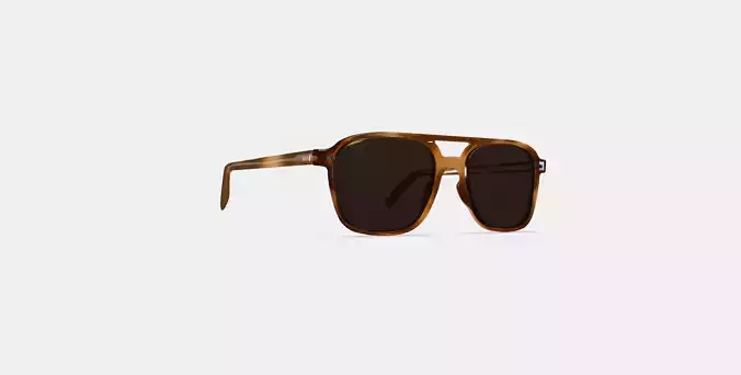 Brimmer Sunglasses in Black Walnut