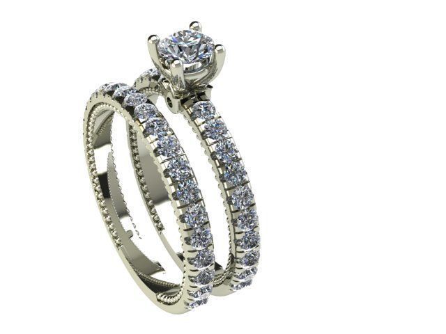 Twins Ring 3D print model_11