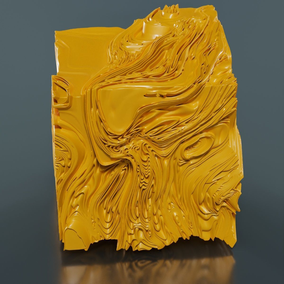 Droplet Frame 3D model_10