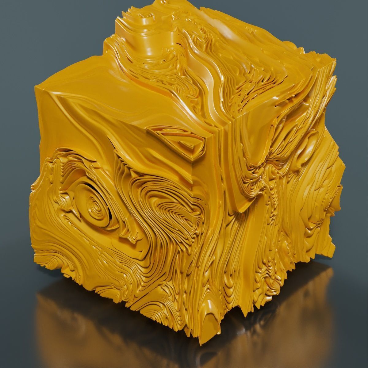 Droplet Frame 3D model_11