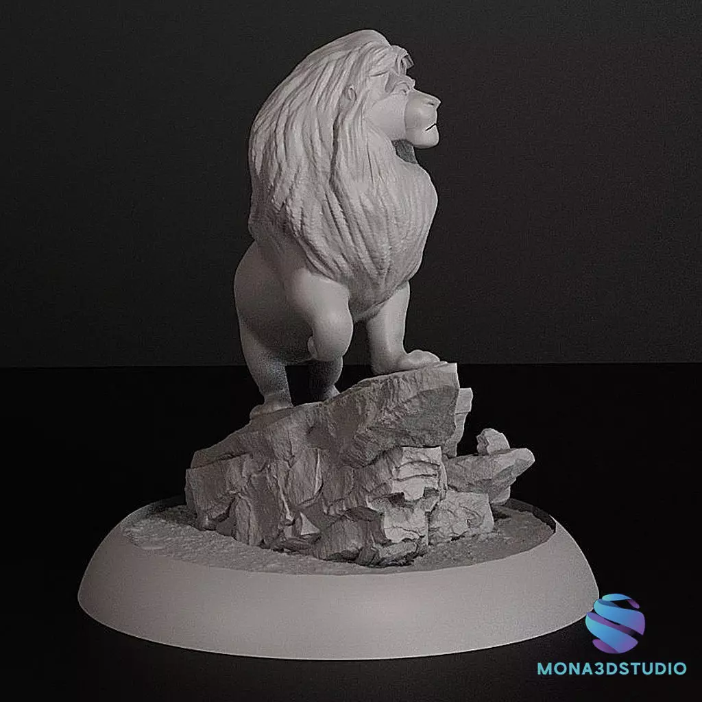 THE LION KING DIORAMA 3D print model_4