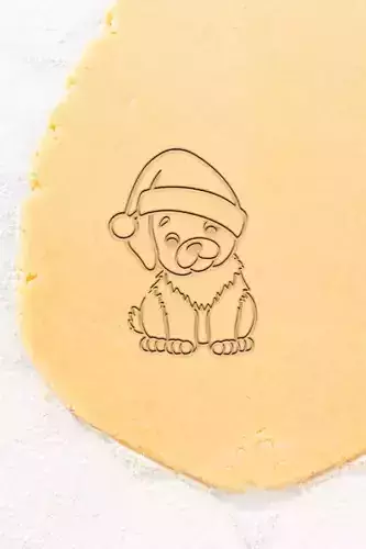 Noel Dog Cookie Cutter - Biscuit Cutter