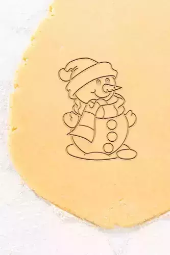 Snowman Cookie Cutter - Biscuit Cutter