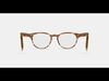 Percey Low Bridge Fit Eyeglasses in Chestnut Crystal Low-poly 3D model_1