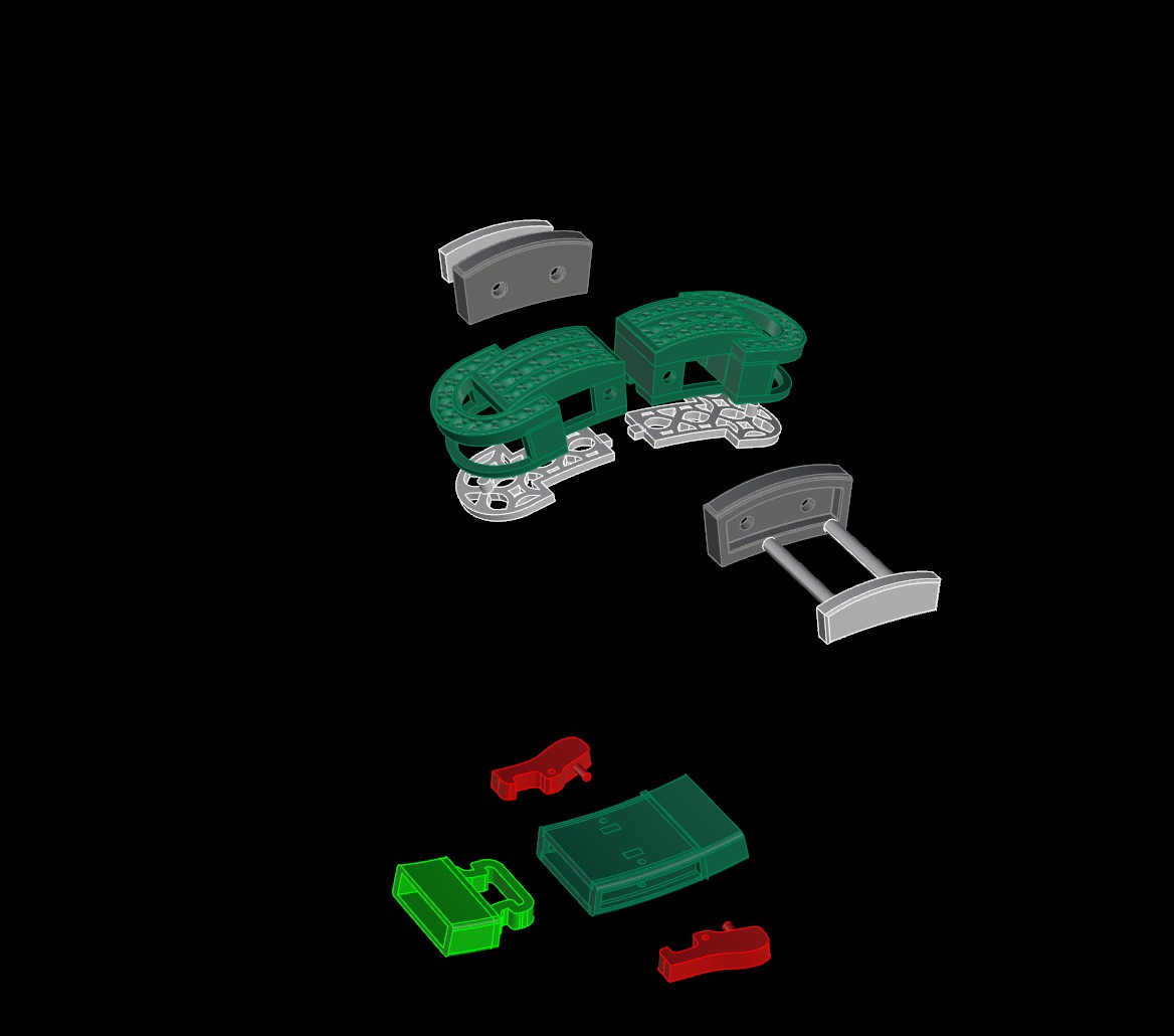 mens bracelet  3D print model_6