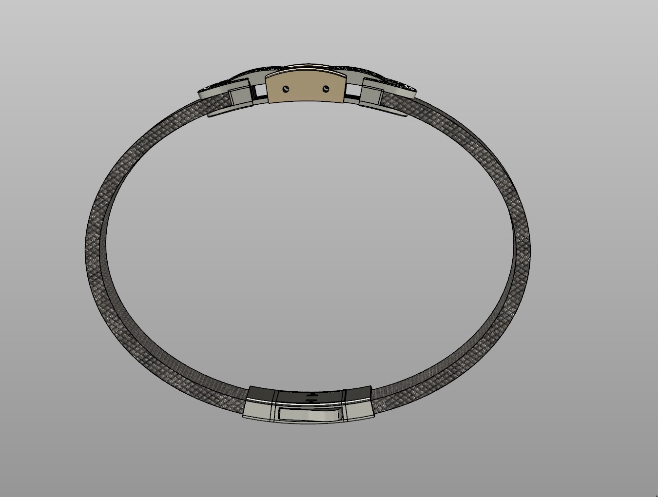 mens bracelet  3D print model_1