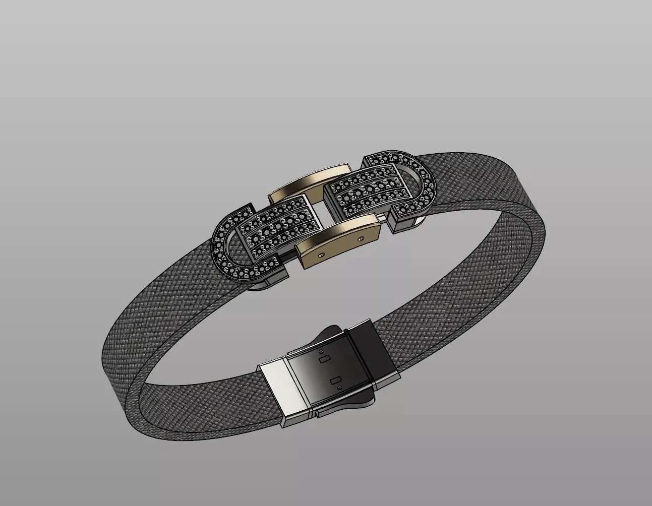 mens bracelet  3D print model_0